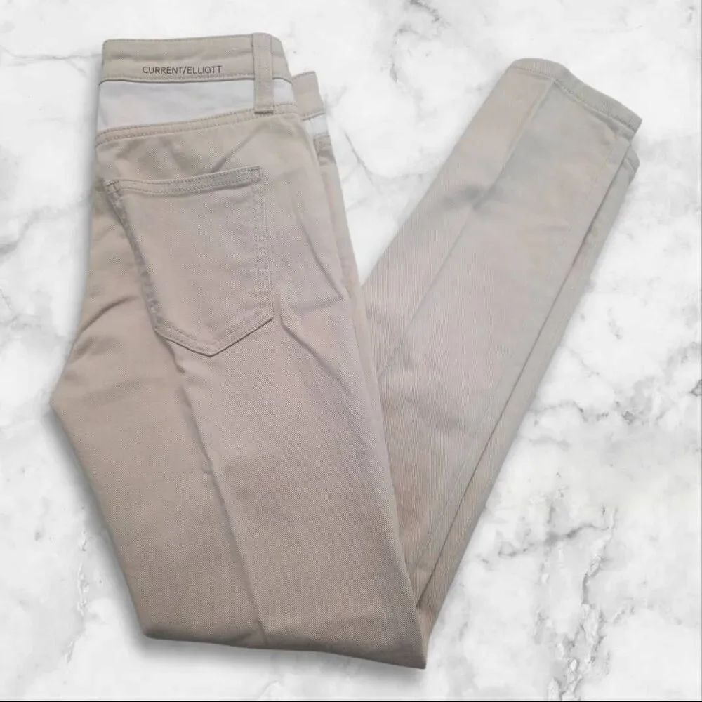 Current/Elliot Tan Dress Jeans Size 25